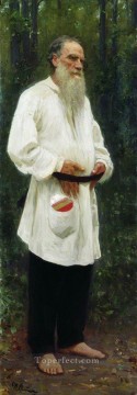 レオ・トルストイ 裸足 1901年 イリヤ・レーピン Oil Paintings